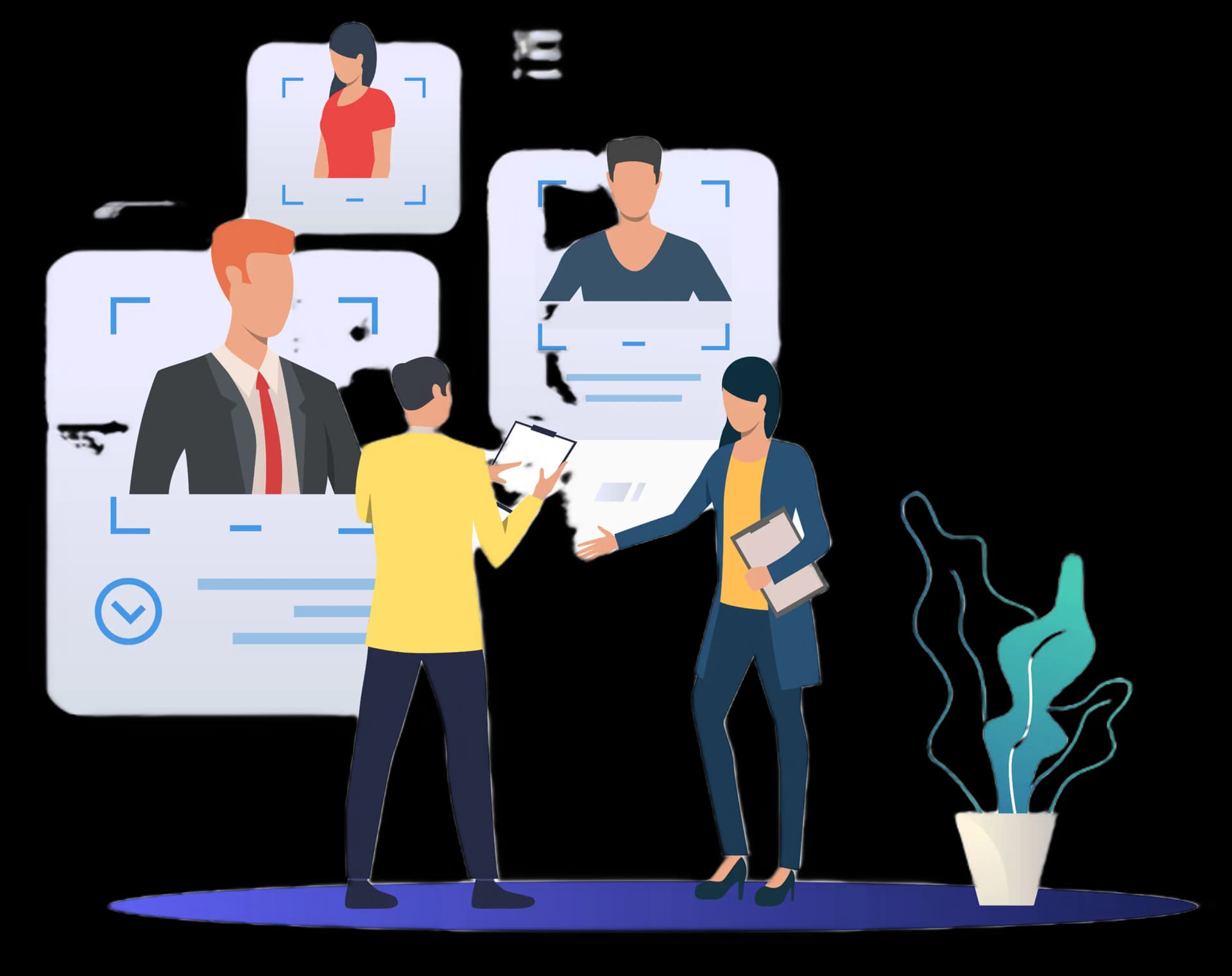 Recruitment Process Illustration